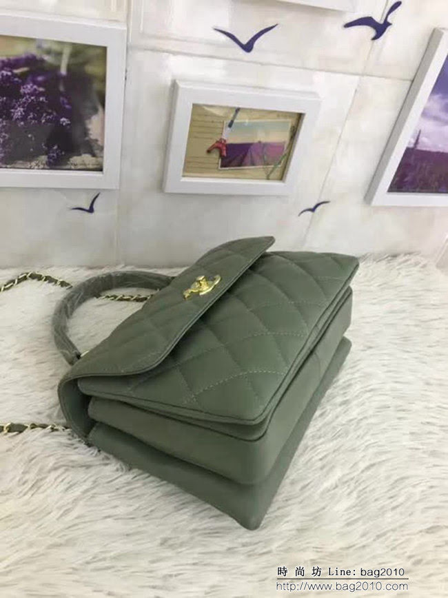 香奈兒CHANEL 92236 2018秋冬小羊皮手提肩背斜背鏈條包 DSC1068
